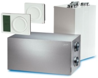 Das Danfoss Air System mit integrierter Wärmerückgewinnung regelt die Lüftung kontrolliert und nach Bedarf automatisch. Die Produktlösung erfüllt höchste Ansprüche an Energieeffizienz, Design und Raumklima. Foto: Danfoss