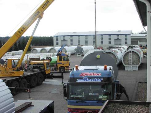 Die Produktionsstätte der Dehoust GmbH in Nienburg.