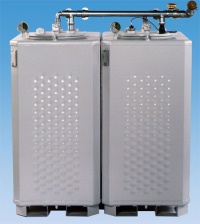 Die Aufstellung von Heizöl-Tankanlagen in Überschwemmungsgebieten bedarf besonderer Vorsicht und Umsicht. Mit dem SuperSafe 900 bietet bspw. das Unternehmen Dehoust ein Tanksystem an, dass für Überflutungshöhen bis 3 m geprüft wurde. Bild: Dehoust