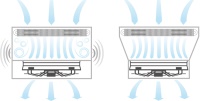 Die Strömungsoptimierung reduziert nicht nur den Schallpegel, sondern auch die elektrische Antriebsenergie des regelbaren EC-Ventilators bei gleichem Luftvolumen. Bilder: Dimplex