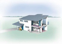 Bei der neuen Dimplex Split Luft/Wasser-Wärmepumpen lässt sich der wetterfeste Luft-wärmetauscher flexibel und platzsparend im Freien aufstellen. Die dazugehörige Heizungs-Wärmepumpe mit Hydraulikeinheit wird wie jede andere Heizungsanlage im Keller oder dem Hauswirtschaftsraum des Hauses installiert. Bilder: Dimplex