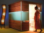 Hochwertige Ausstattung bei der Design Sauna Aurea.......