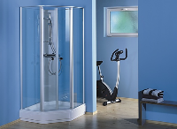 Ob im ausgebauten Keller oder im Dachgeschoss, im Gästezimmer oder im Wochenendhaus – diese Komplettdusche namens "Duschospot plus" braucht nur einen Kalt- und Warm-Wasseranschluss sowie einen Ablauf, um "betriebsbereit" zu sein. 