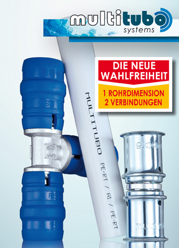 Der neue Steckfitting von MULTITUBO systems lässt dem...