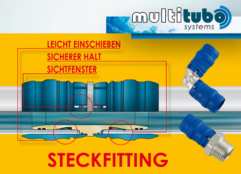 Mit dem konstruktiven Aufbau bietet der Steckfitting...
