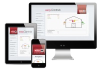 Das Steuerungskonzept easyControls revolutioniert mit integriertem Webserver und LAN-Anschluss die Inbetriebnahme und Bedienung von KWL-Geräten. <br />Werksbild: Helios Ventilatoren