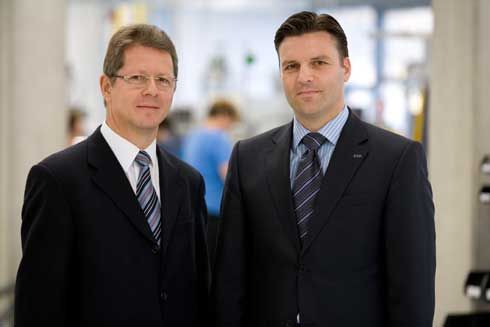 Geschäftsführung ebm-papst Landshut: Dr. Axel Koster...