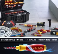 Wiha empfängt die Messebesucher in Dortmundmit speedE<sup>®</sup> und zahlreichen Handwerkzeug-Innovationen für Elektro-Profis.<br />Bild: Wiha