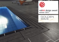 Der Schwimmbadrost „723 Design“ von emco Bau bekam.......