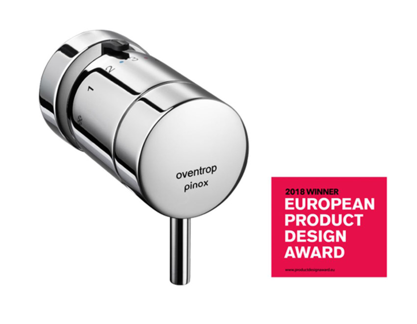 „European Product Design Award“ für den „pinox“ Thermostaten.Bild:...