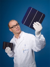 Die monokristalline SuperSize-Solarzelle der ersol.......