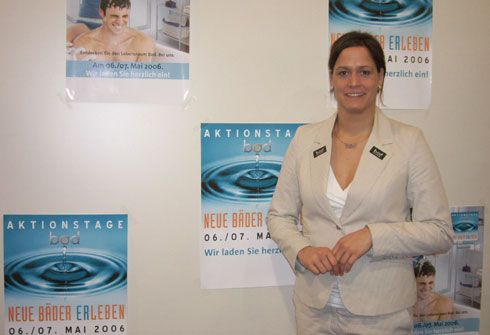 Schwimmstar Sandra Völker als Bad-Botschafterin auf...