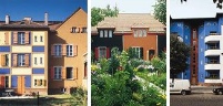 Bildreihe aus der Auslobung des Wettbewerbs "Mehr Farbe.......