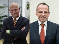 Kai-Uwe Hollweg (li) wechselt in den Beirat und Thomas Werner (re) wird neuer phG der CORDES & GRAEFE KG. Bild: GC-Gruppe