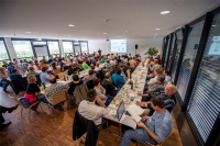 Wichtiges Branchenthema: Die Geberit Brandschutzveranstaltungen waren stets gut besucht – wie hier in Remseck bei Stuttgart.