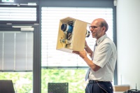 Brandschutz im Geschossbau: Geberit<br />Objektberater Reinhold Stober stellt verschiedene Lösungen für Installationsschächte vor.