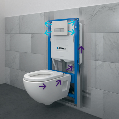 Das WC-System Geberit DuoFresh bringt neues Frischegefühl...