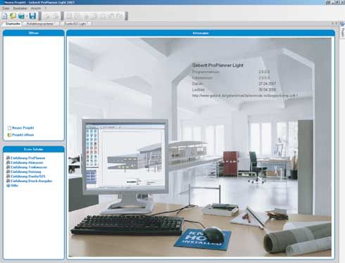 Mit ProPlanner Light ist die Material- und Kostenermittlung...