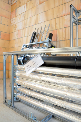 Nach der Just-in-time-Anlieferung der Register auf...