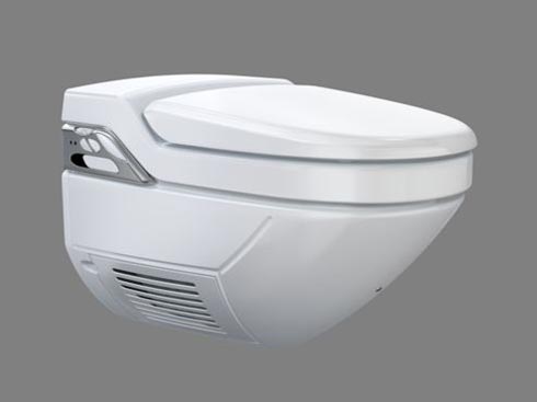 Geberit AquaClean, das WC, das Sie mit Wasser reinigt....