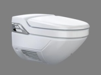 Geberit AquaClean, das WC, das Sie mit Wasser reinigt. Foto: Geberit