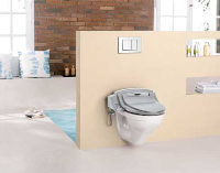 Erheblicher Fortschritt bei der Hygiene: Das Dusch-WC hält auch bei uns<br />Einzug ins Bad. Foto: Geberit