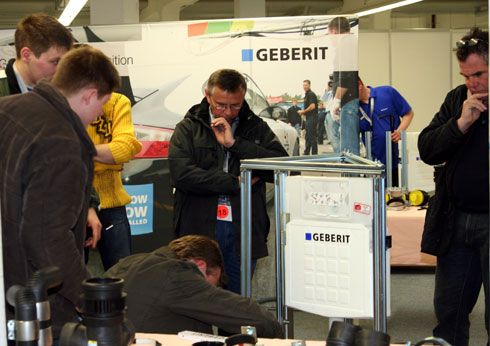 Fachleute starten mit der Power der Geberit Systemtechnik...