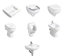 Ideal für Sanitäranlagen: Sanitärkeramiken von Keramag sind robust, leicht zu reinigen und dennoch einladend in Form und Funktion. 