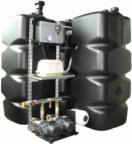 Dezentrale Grauwasser- aufbereitungsanlage mit Aufbereitungsleistung...