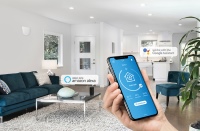 Die dezentrale Wohnraumlüftung von getAir lässt sich ab sofort mit den Sprachassistenten „Alexa“ von Amazon Echo und dem „Google Assistant“ steuern. Im Automatikmodus sorgen die Lüfter selbstständig für das optimale Wohlfühlklima. <br />Bild: getAir, Mönchengladbach