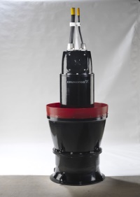 Die neuen KPL Axialpumpen sind ideal für den Hochwasserschutz und andere Hochleistungspumpanwendungen geeignet. Bild: Grundfos