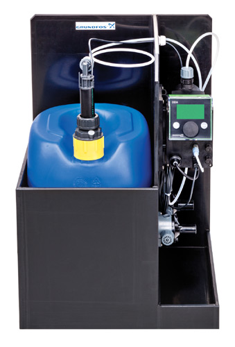 Mobile Dosierstation MobileDos. Bilder: Grundfos