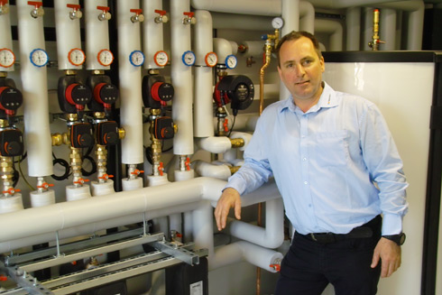 Steffen Karow, Geschäftsführer der KuK Energietechnik...