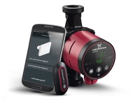 Als Besonderheit ist die Alpha3 mit speziellen Kommunikations-möglichkeiten für den hydraulischen Abgleich ausgestattet. Bild: Grundfos
