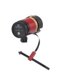 Die neue Warmwasser-Zirkulationspumpe Comfort PM ist mit einem extrem sparsamen Permanentmagnet-Motor ausgestattet. Bild: Grundfos