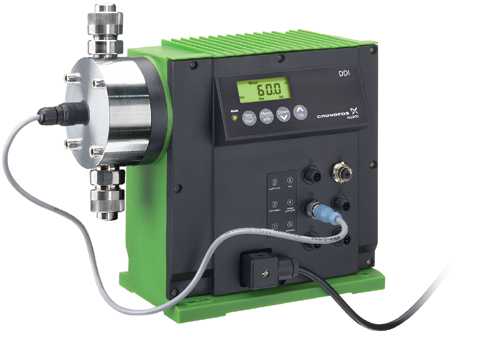 Die Membrandosierpumpe der Baureihe DDI 222 mit dem...
