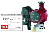 Die Grundfos Alpha Pro erreichte im Test der Stiftung.......