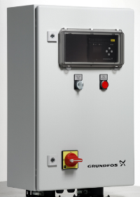 Die neuen Control-SP-Steuerungen bieten Funktionen wie einen elektronischen Motorvollschutz und einen Wassermangel/Trockenlaufschutz. Foto: Grundfos