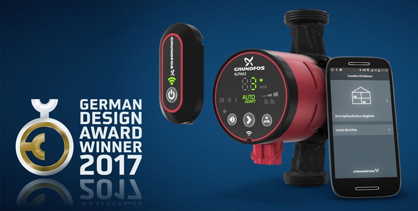 German Design Award 2017 für die Alpha3. Bild: Grundfo...