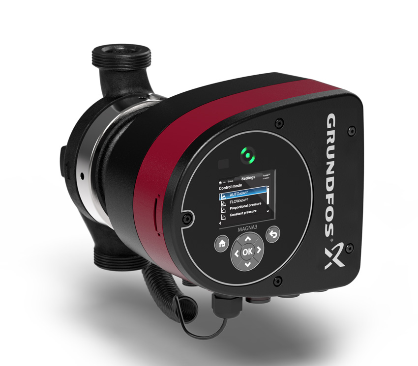 Grundfos MAGNA3 VerschraubungWerkbild Grundfos
