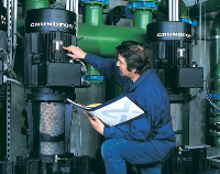 Das Experten-Know-how der Grundfos Service-Mitarbeiter ermöglicht zuverlässige, gezielte Hilfe.