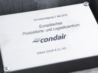 Grundsteinlegung Condair in Norderstedt. Bild: Condai.......