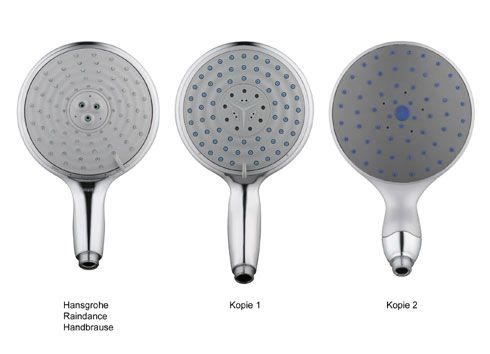 Original einer Raindance Handbrause von Hansgrohe zusammen...