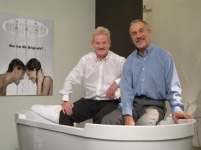 Neuer und alter Hansgrohe Chef: Der langjährige Finanzvorstand.......