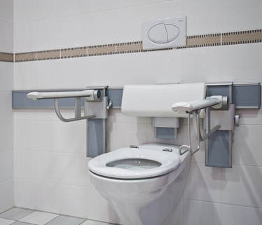 Abbildung 3:Haltegriffen an der Toilette sorgen dafür,...