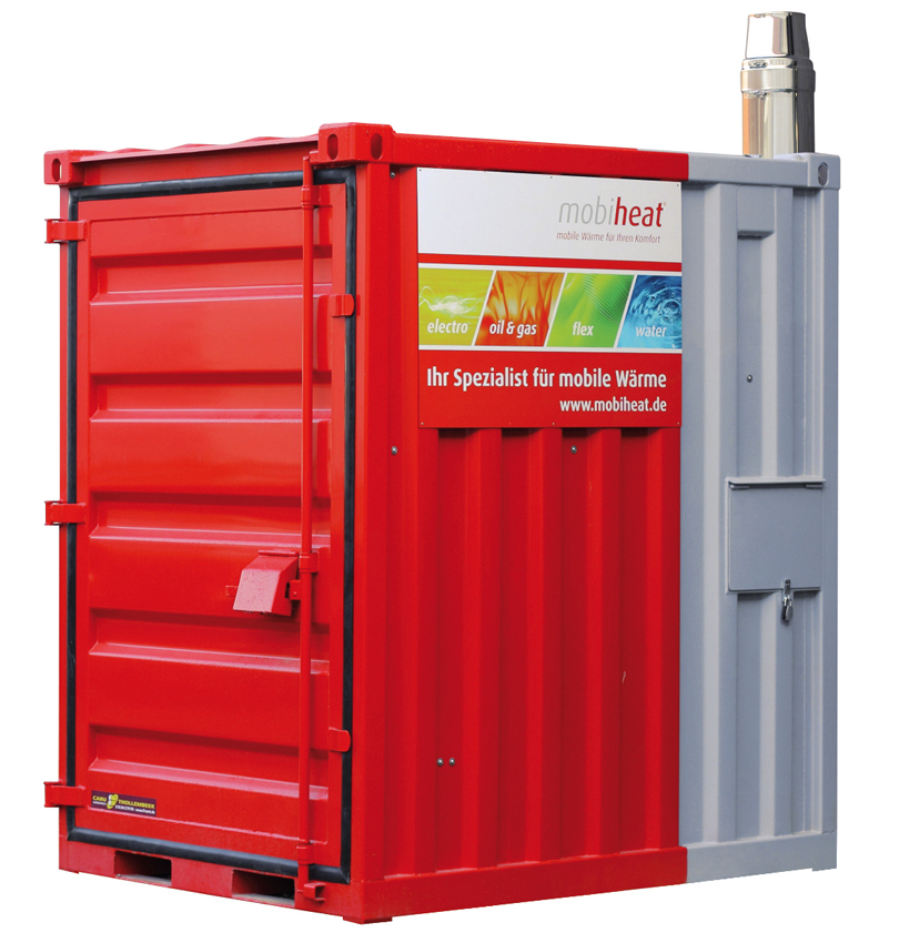  Der kompakte Heizcontainer sorgt als komplett anschlussfertige...