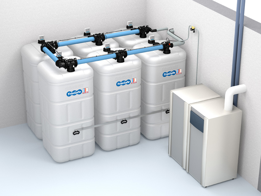 Batterietanksysteme eignen sich optimal bei der Erneuerung...