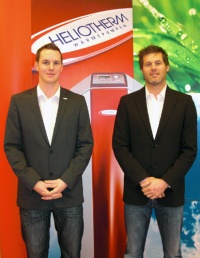 Stefan Heidenberger und Christian Allinger (v.l.n.r.). Foto: Heliotherm