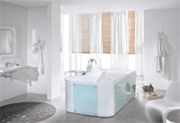 Das elegante, zeitlose Design der Wannenfamilie verwandelt.......
