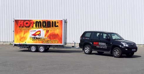 Das Unternehmen Hotmobil hält in Deutschland an mittlerweile...